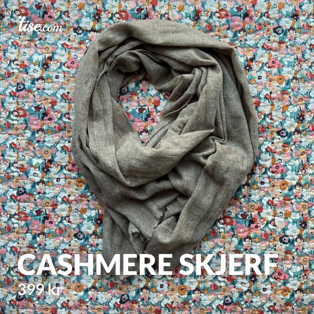 Cashmere skjerf