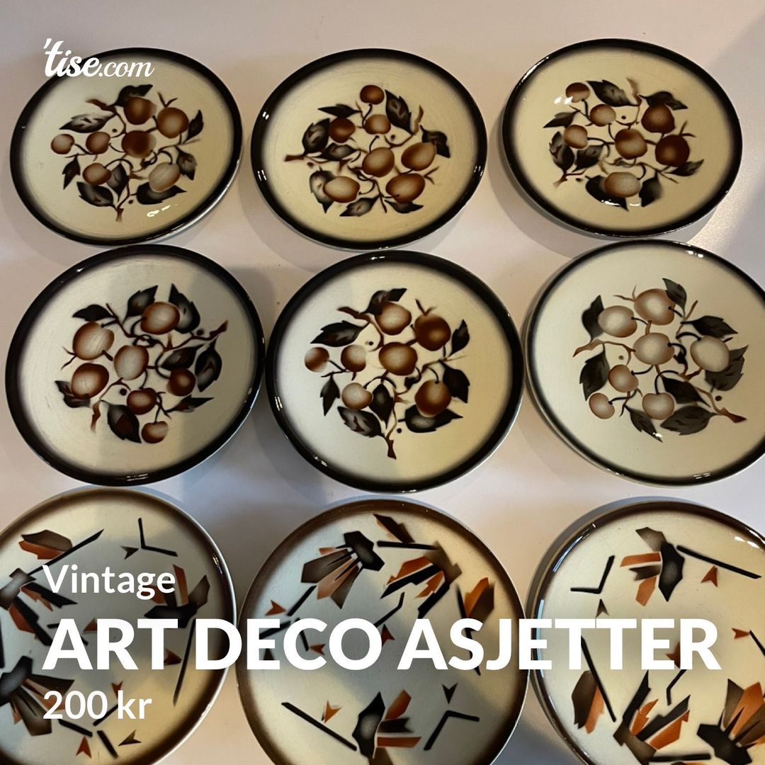 Art deco asjetter