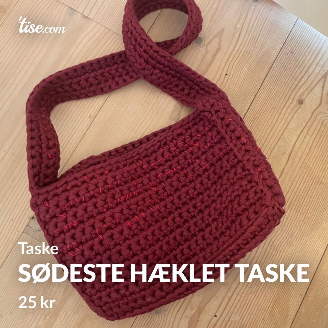 Sødeste hæklet taske