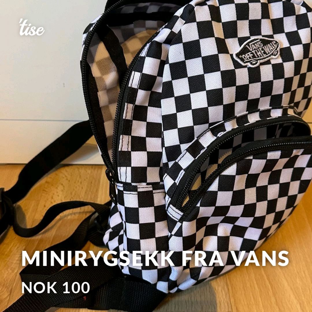 Minirygsekk fra vans