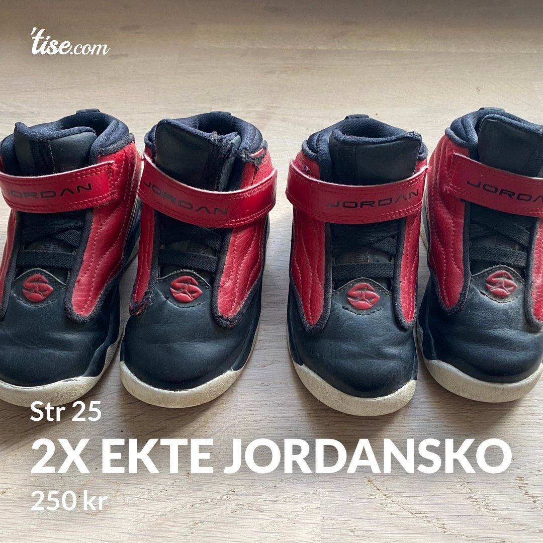 2x ekte Jordansko