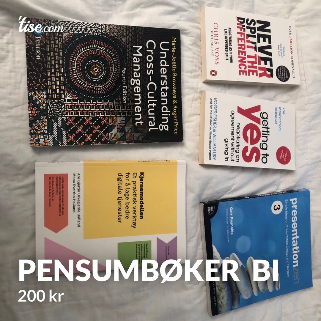 Pensumbøker  BI