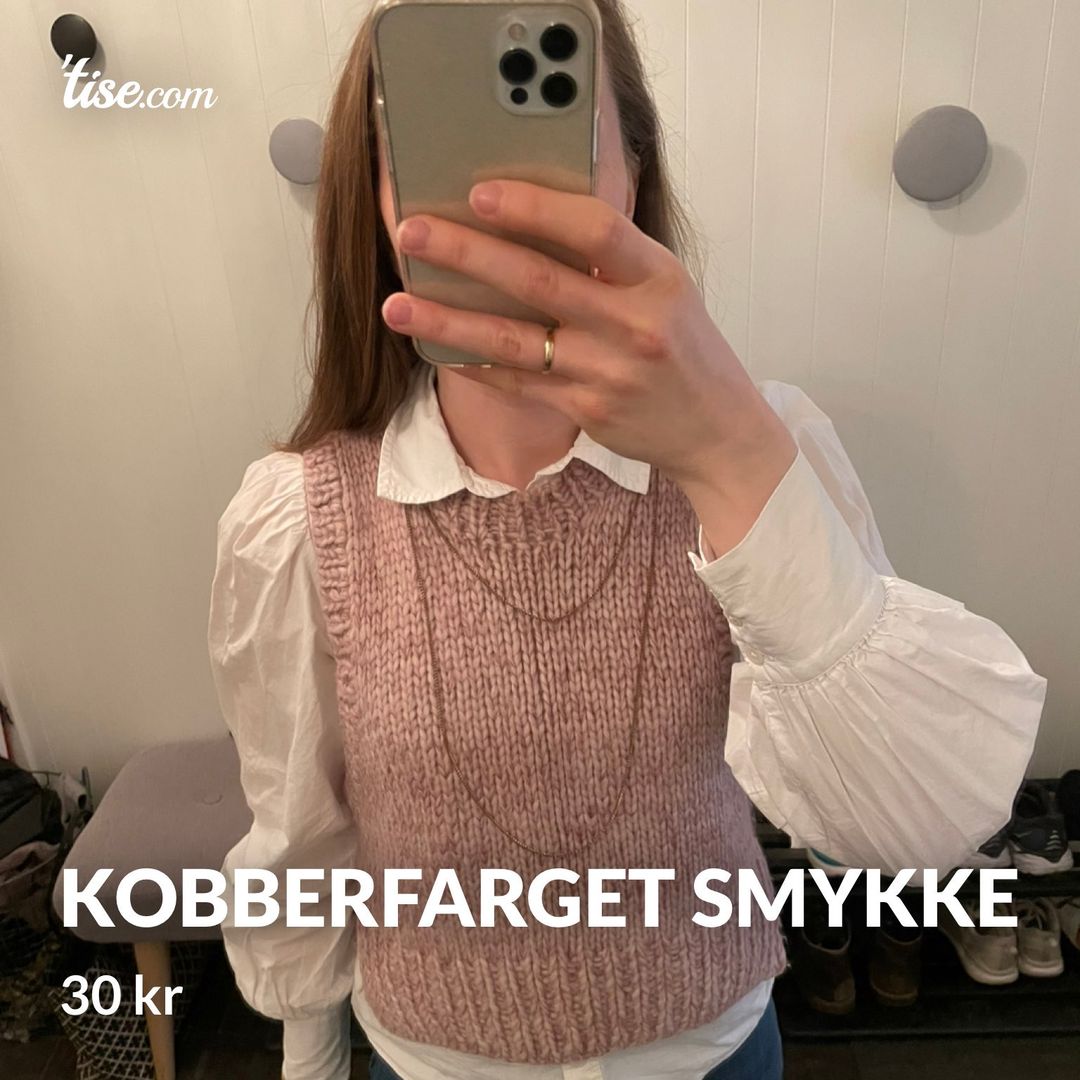 Kobberfarget smykke