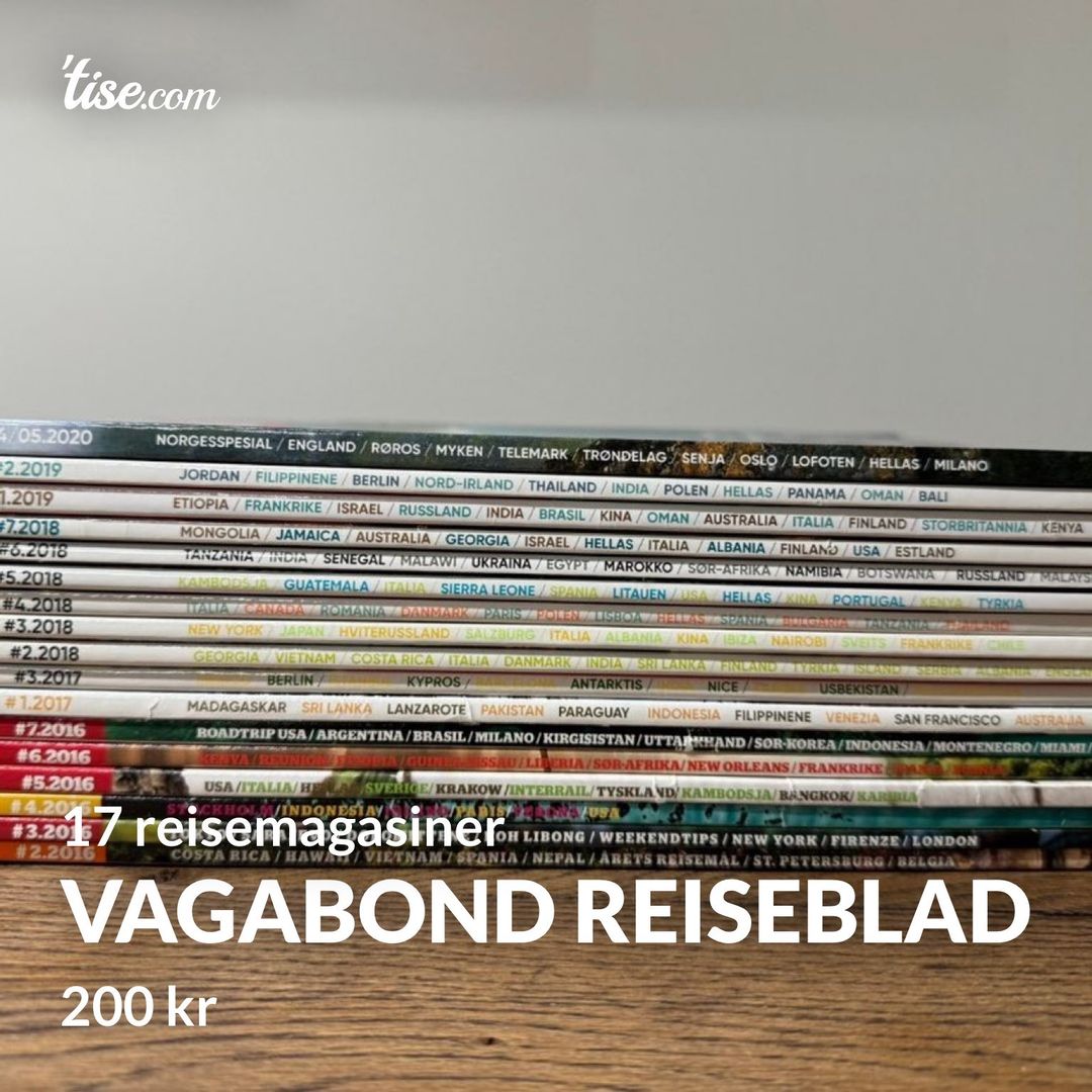 Vagabond reiseblad