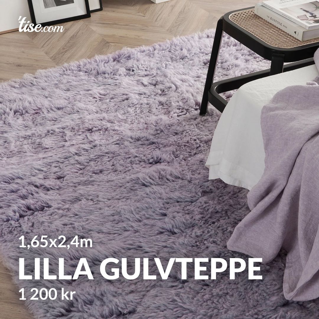 Lilla gulvteppe