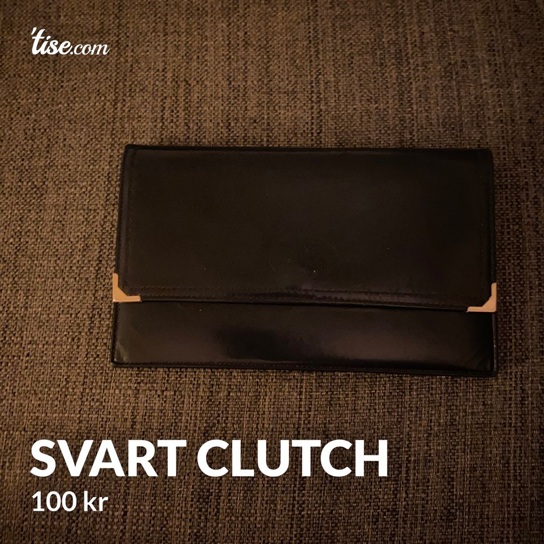 Svart clutch