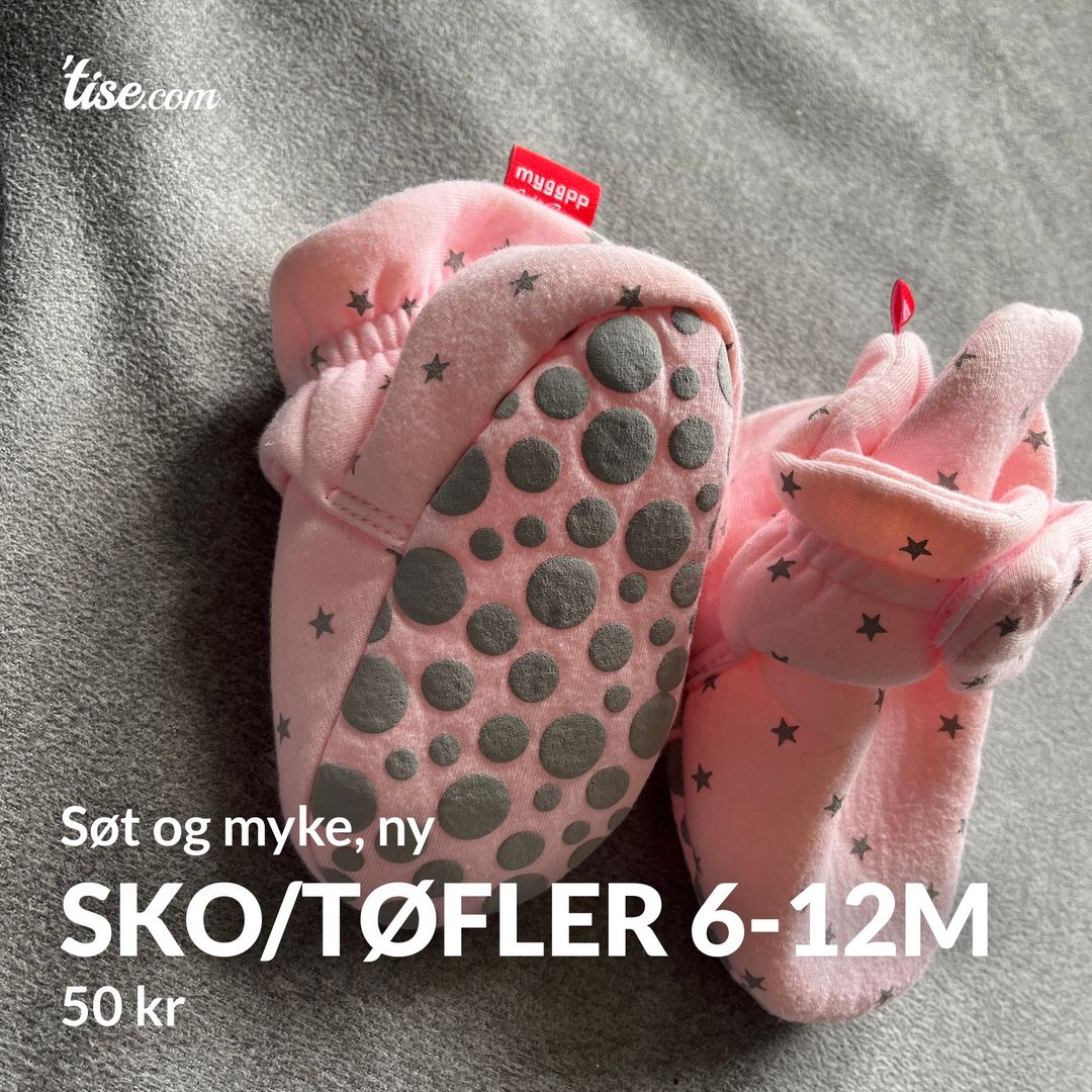 Sko/tøfler 6-12m