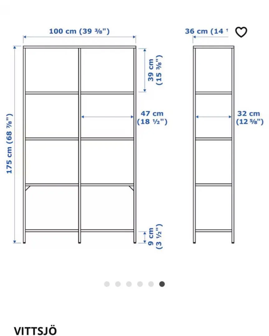 Vittsjö IKEA hylle