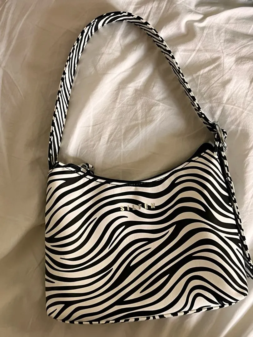 Zebra Silfen taske