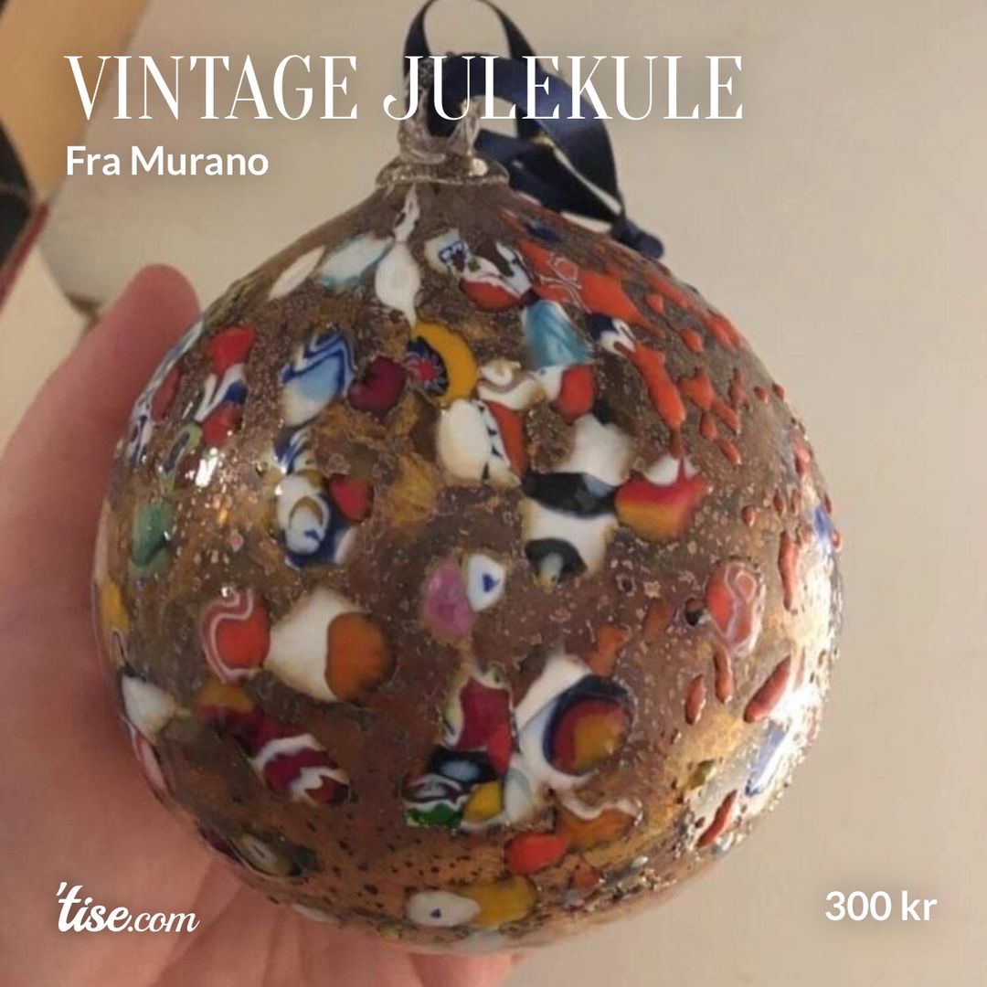 Vintage julekule