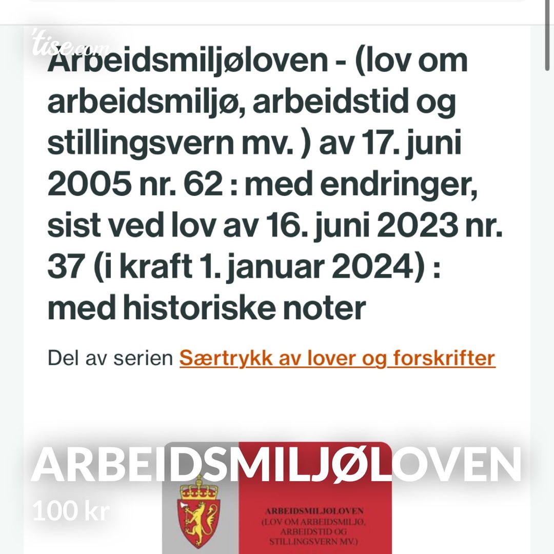 Arbeidsmiljøloven