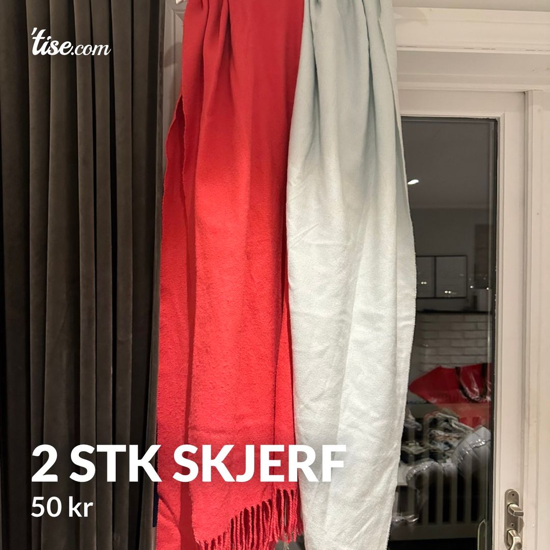 2 stk skjerf