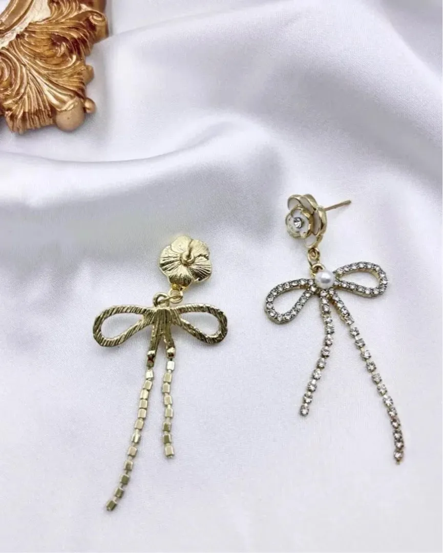 Bow earrings