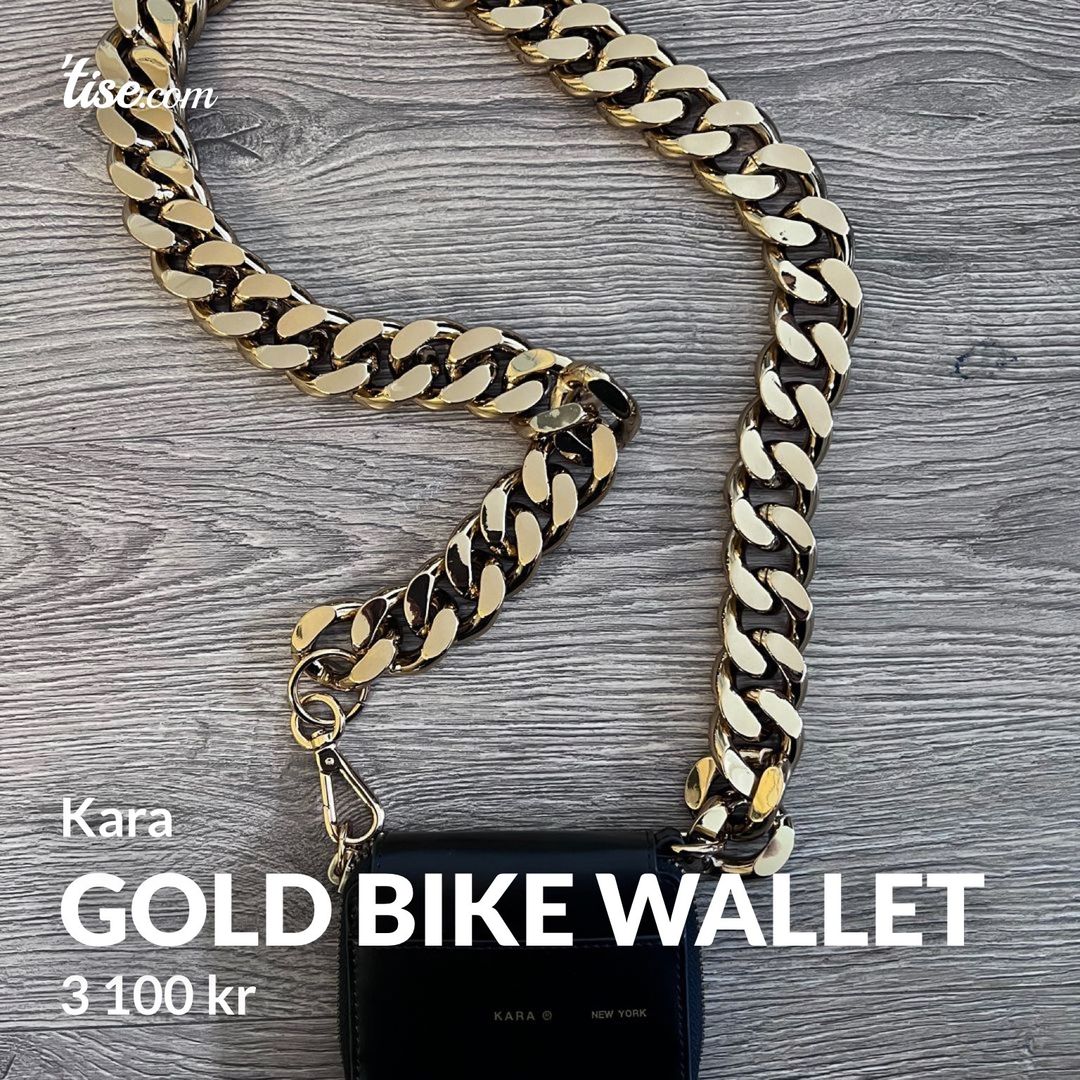 Gold bike wallet