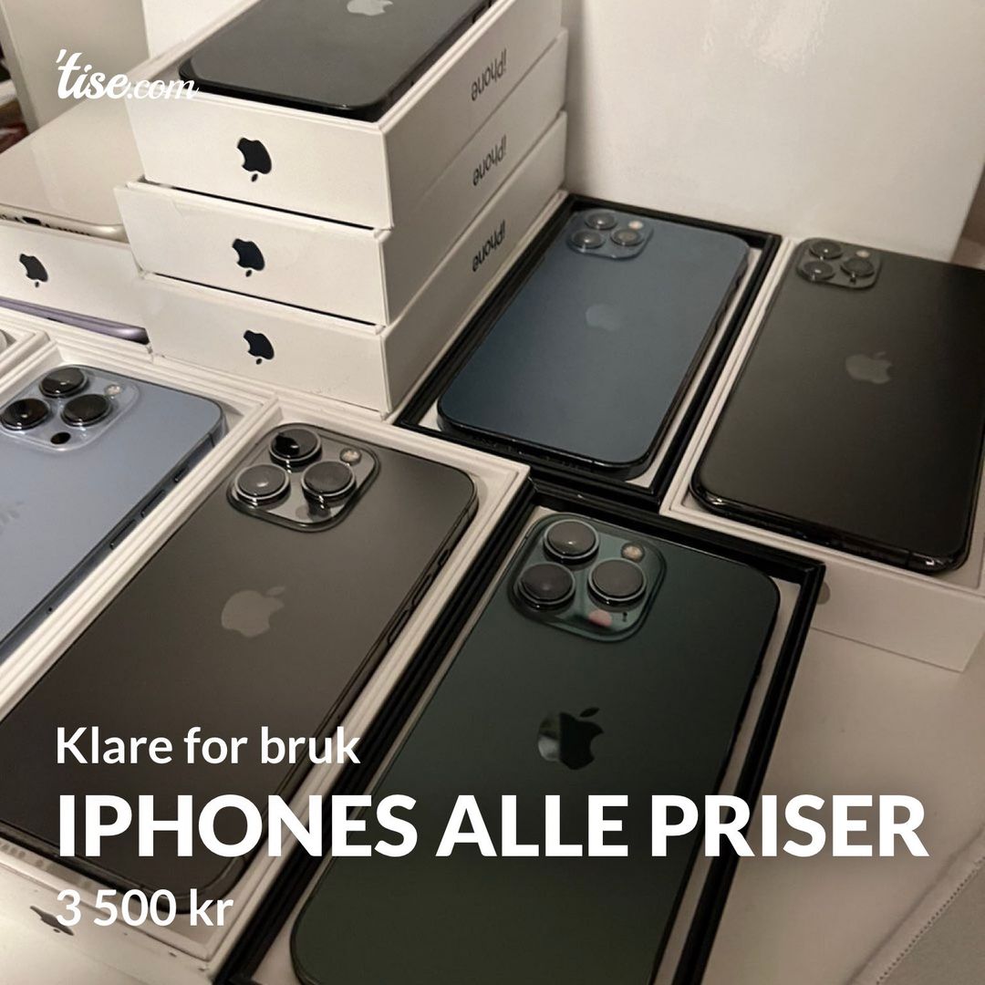 iPhones alle priser