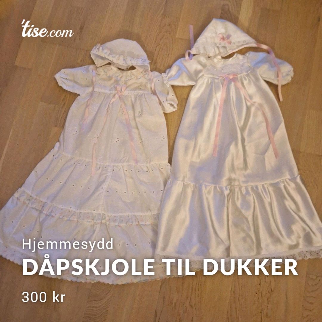 Dåpskjole til Dukker