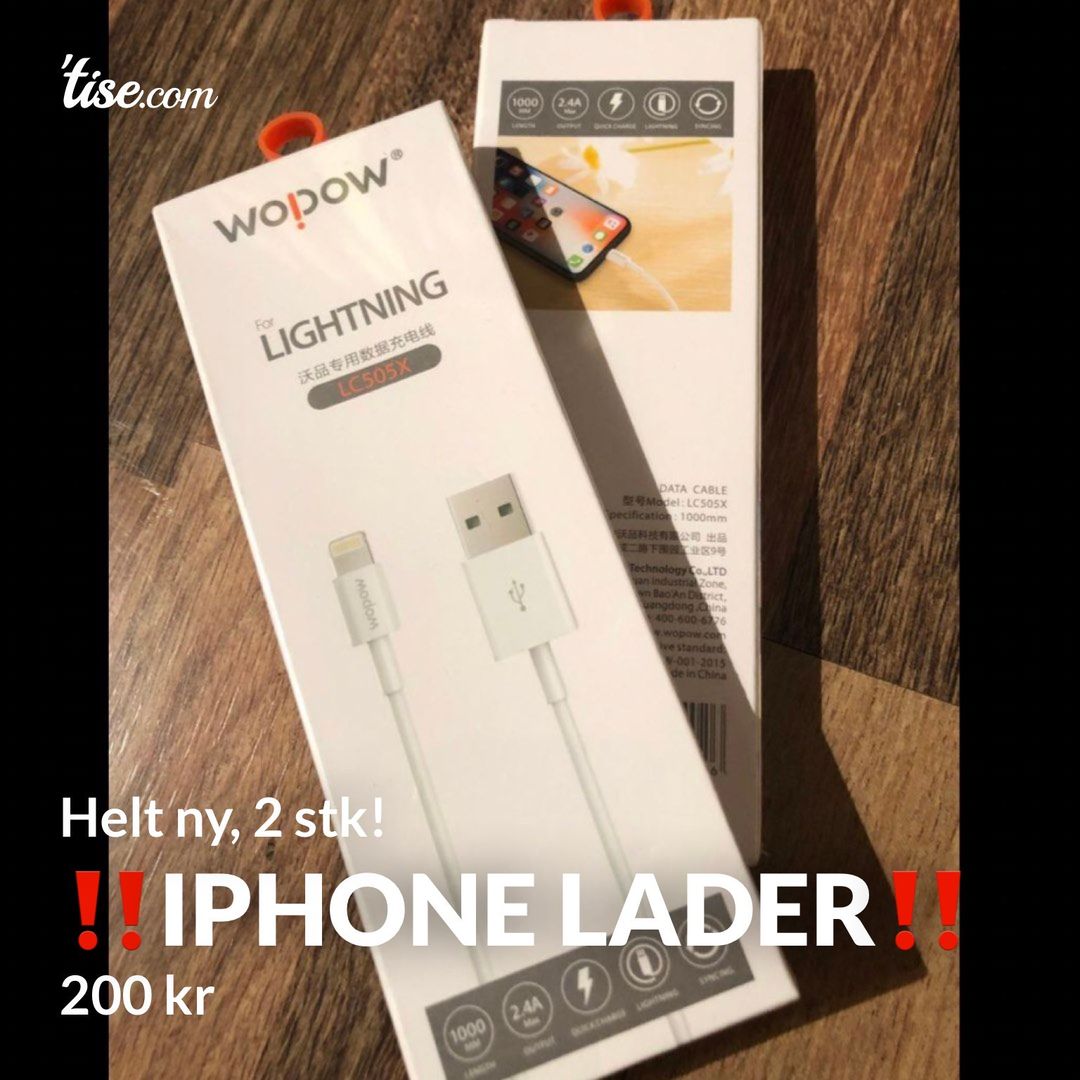 ‼️iPhone lader‼️