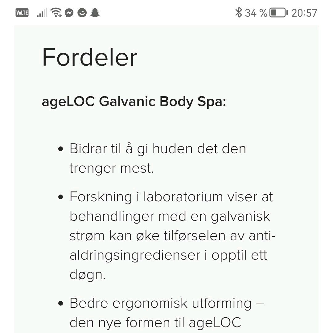 Galvanic Spa NUSKIN