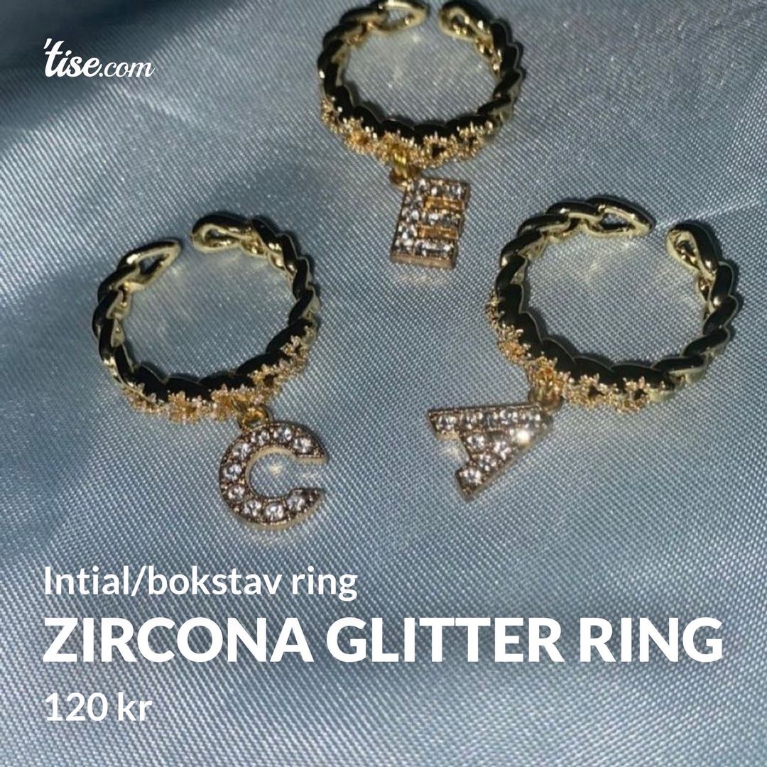 Zircona glitter ring