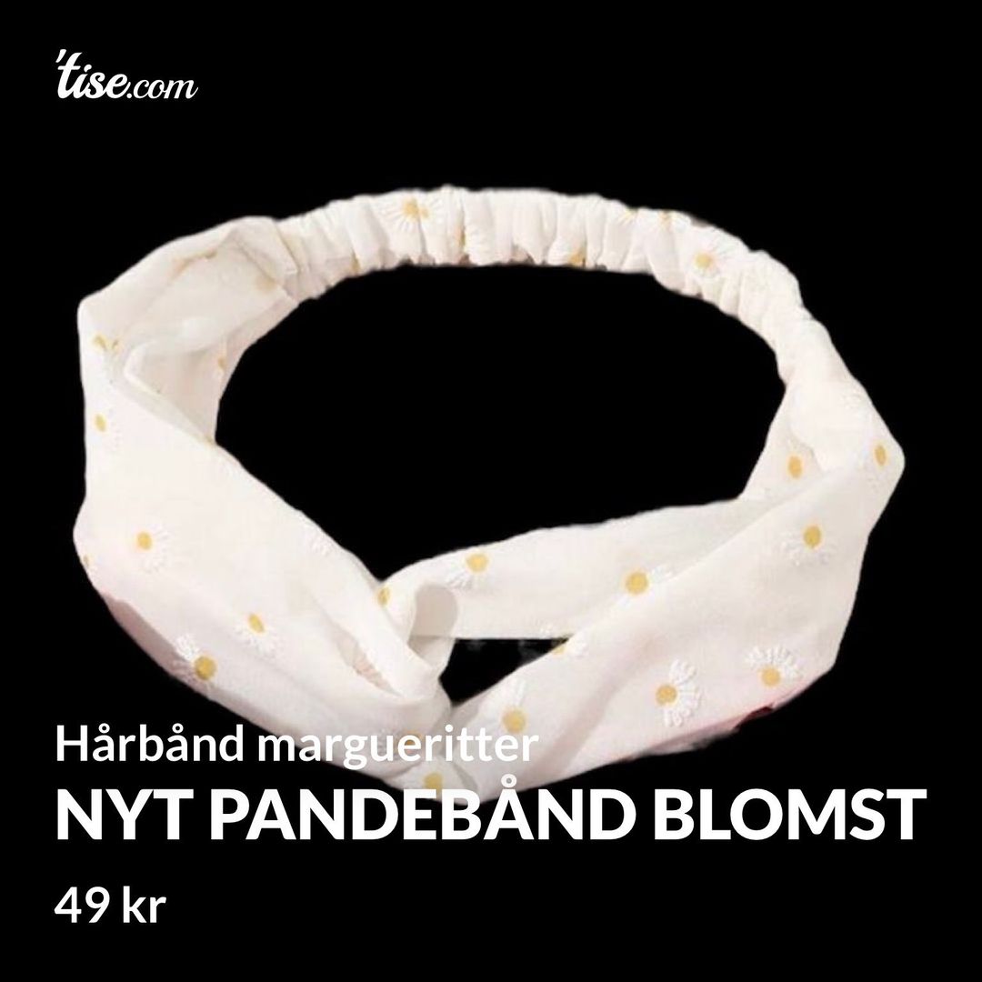 Nyt pandebånd blomst