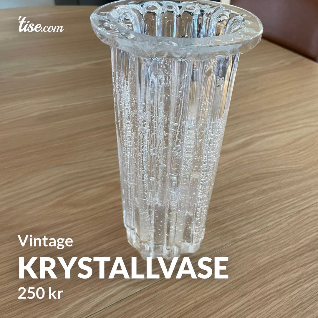 Krystallvase