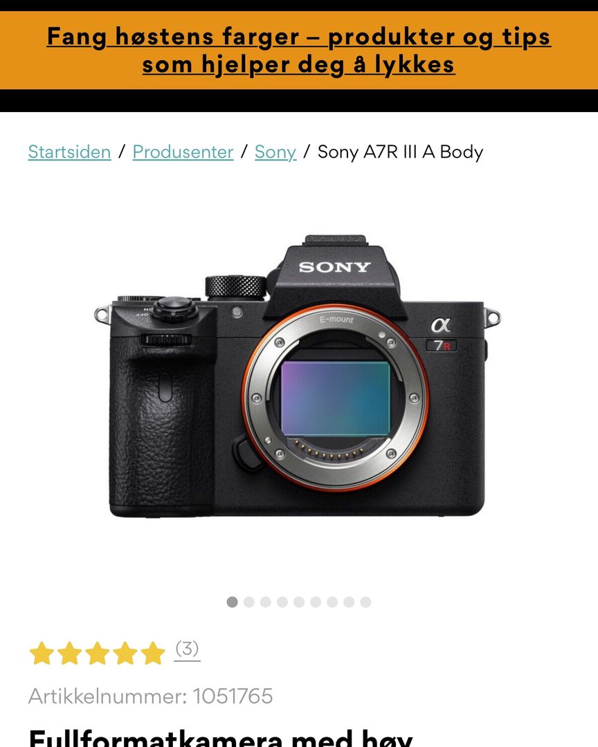 Sony a7r3