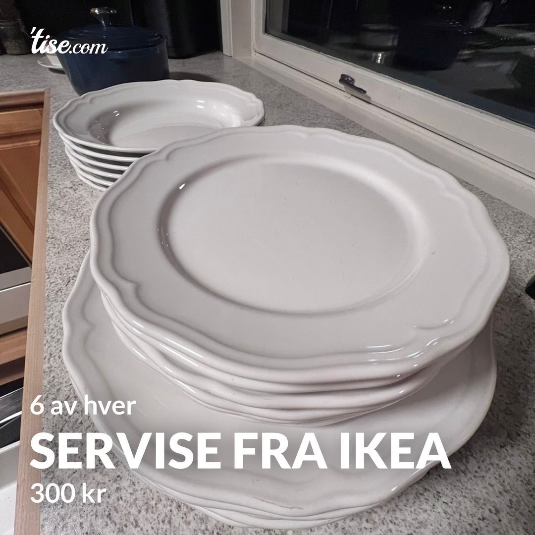 Servise fra ikea