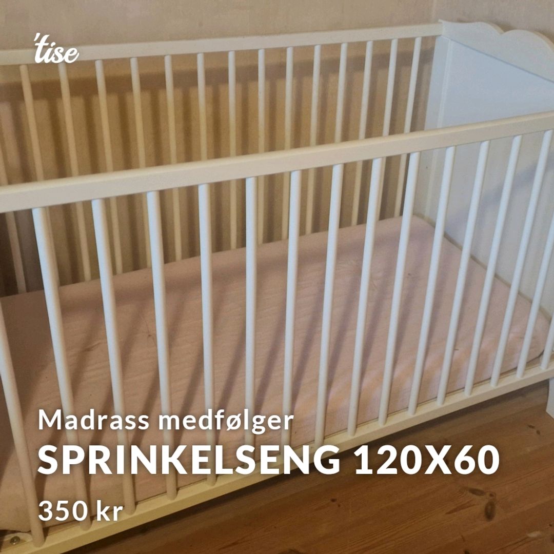 Sprinkelseng 120x60