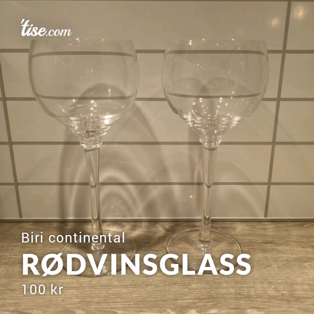 Rødvinsglass