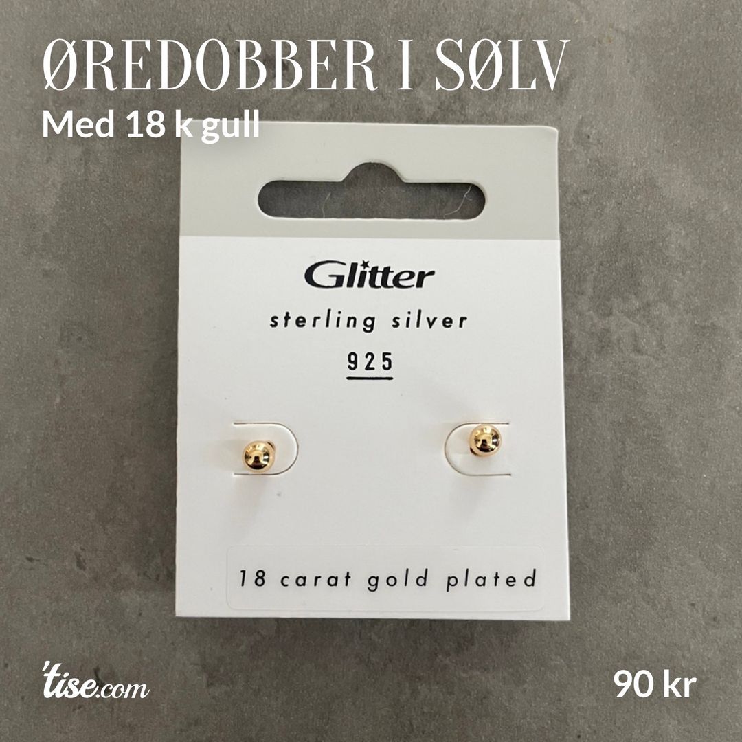 Øredobber i sølv