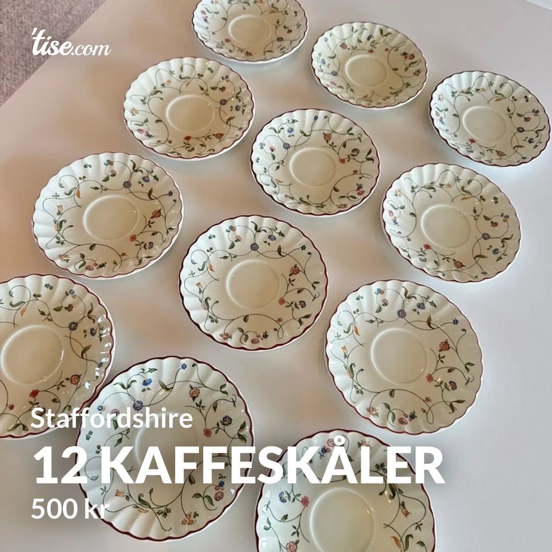 12 kaffeskåler