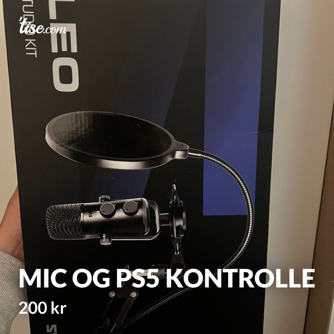 Mic og ps5 kontrolle