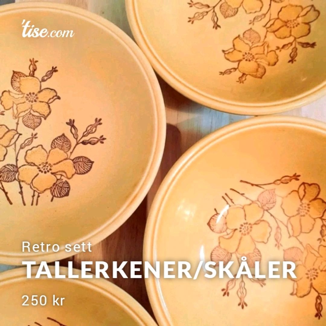 Tallerkener/skåler