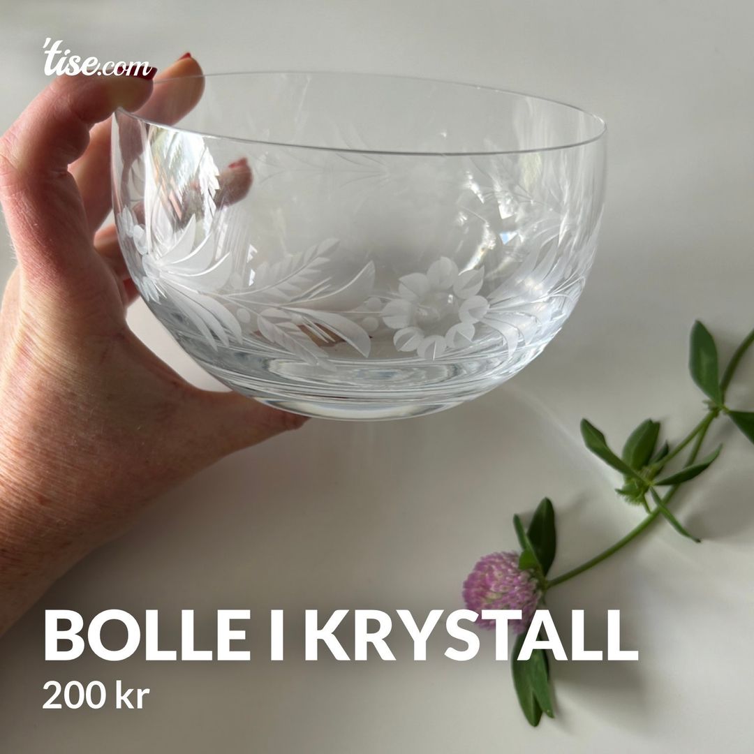 Bolle i krystall