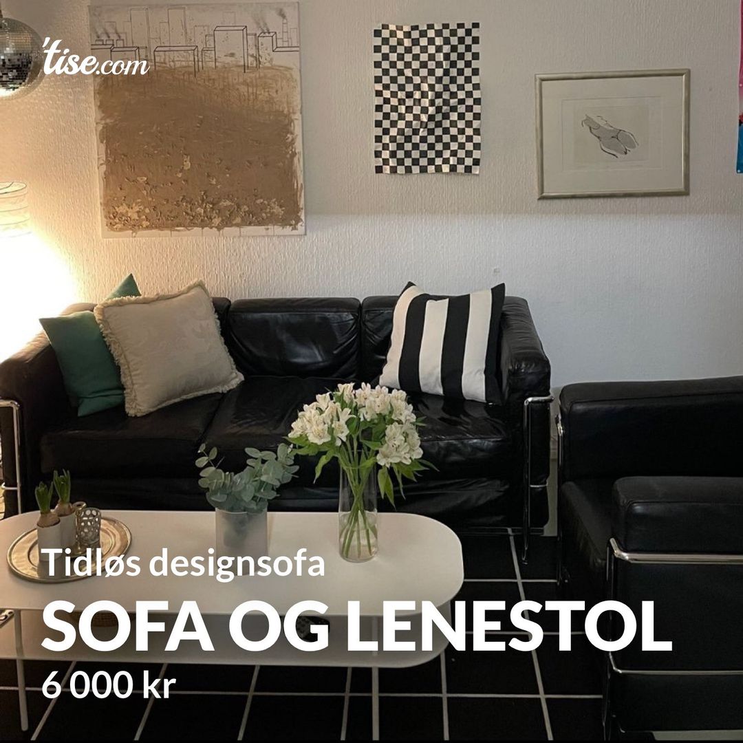 Sofa og lenestol