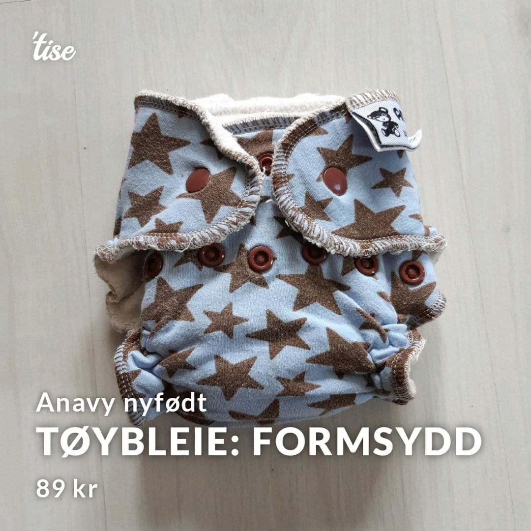 Tøybleie: Formsydd