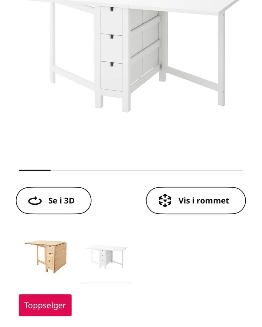 Ikea Norden slagbord