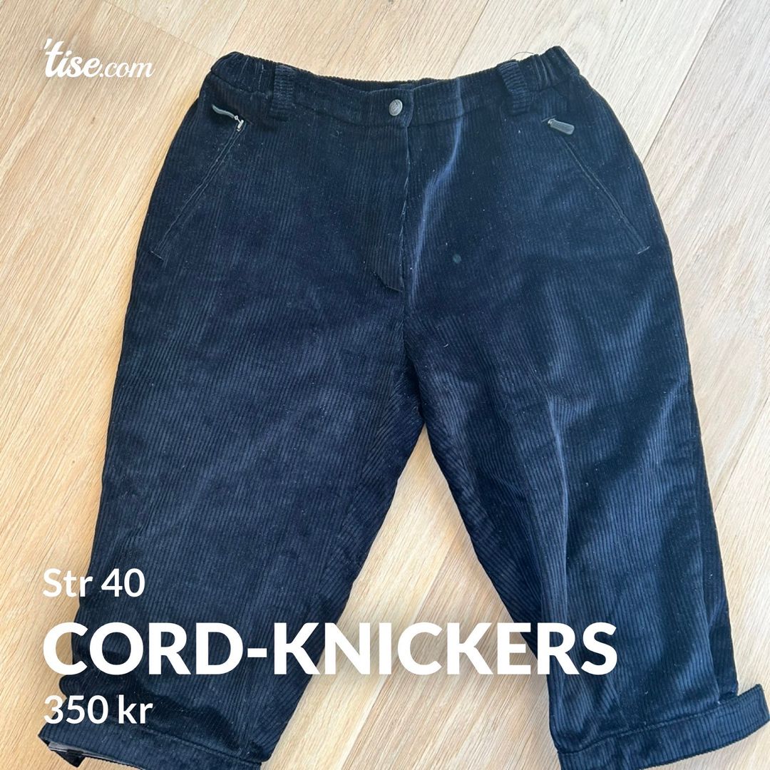 Cord-knickers