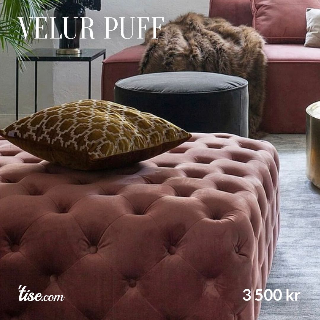 Velur puff