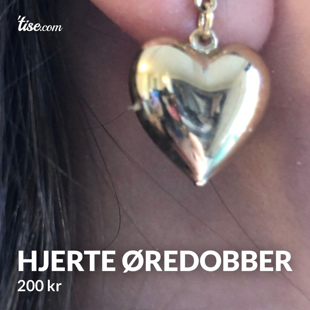 Hjerte øredobber