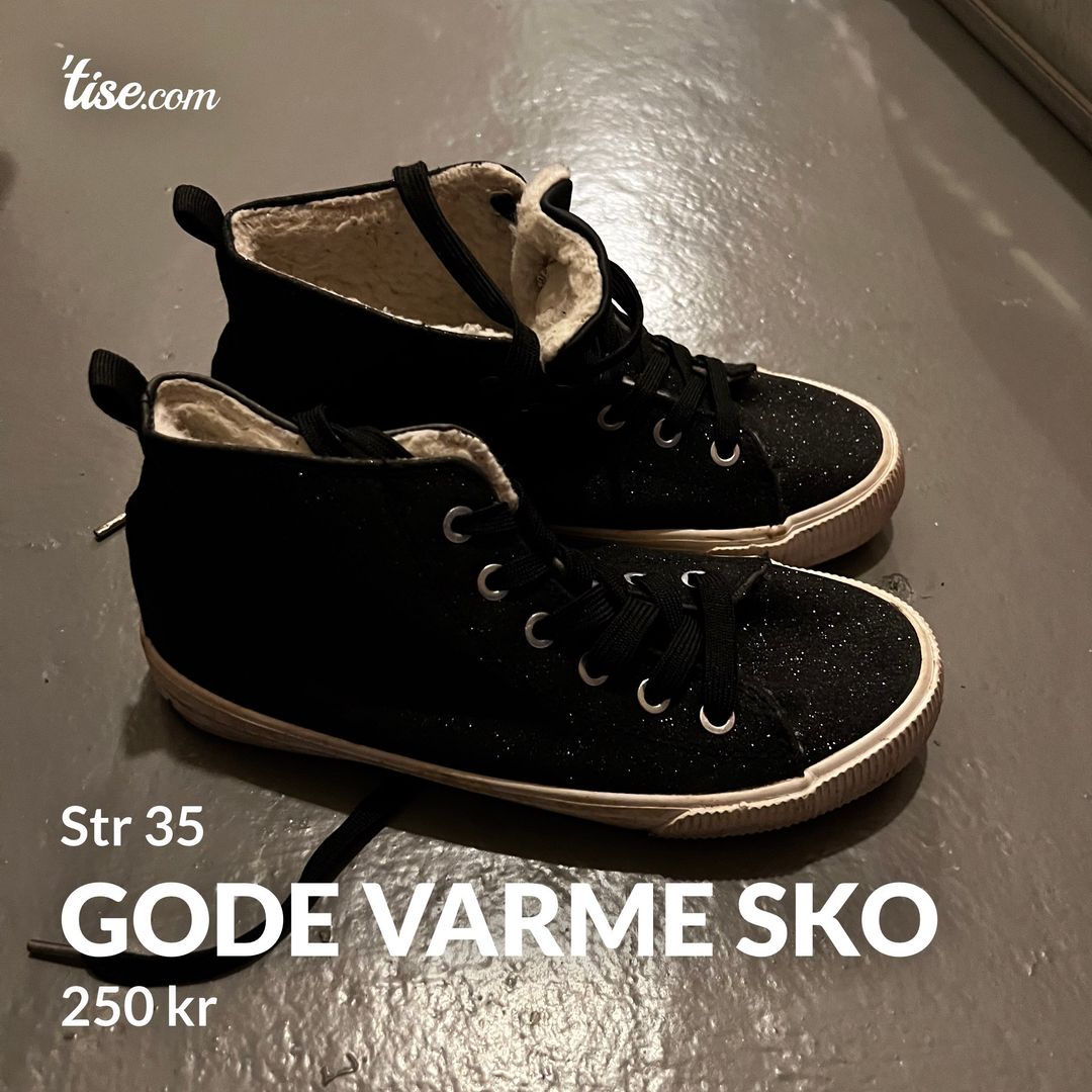 Gode varme sko