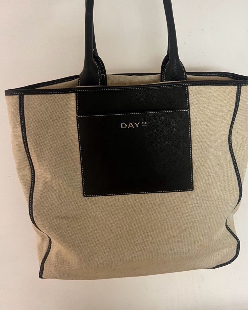 DAY Linen beige bag