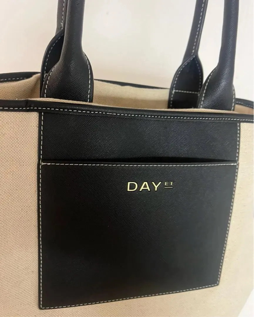 DAY Linen beige bag