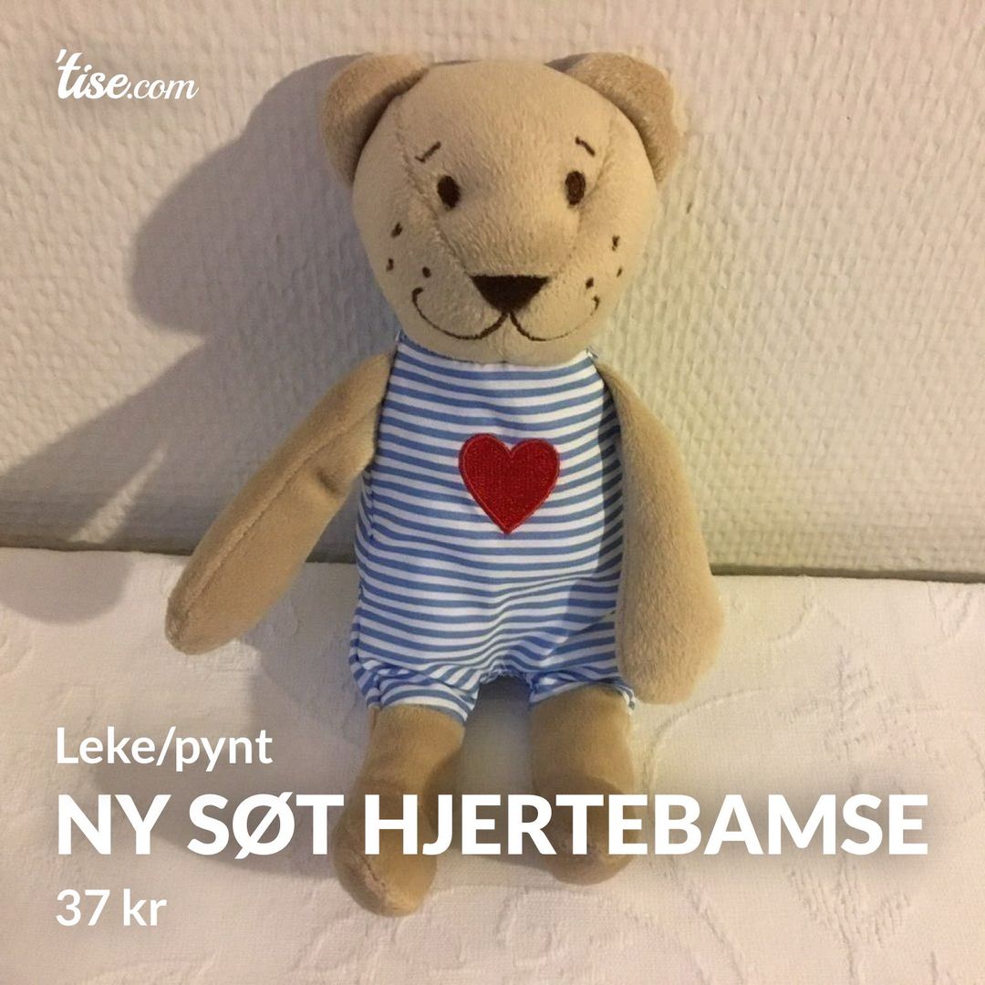 Ny søt hjertebamse