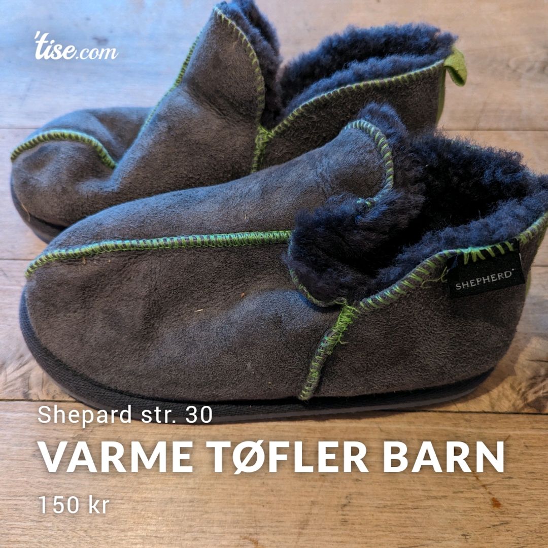 Varme tøfler barn