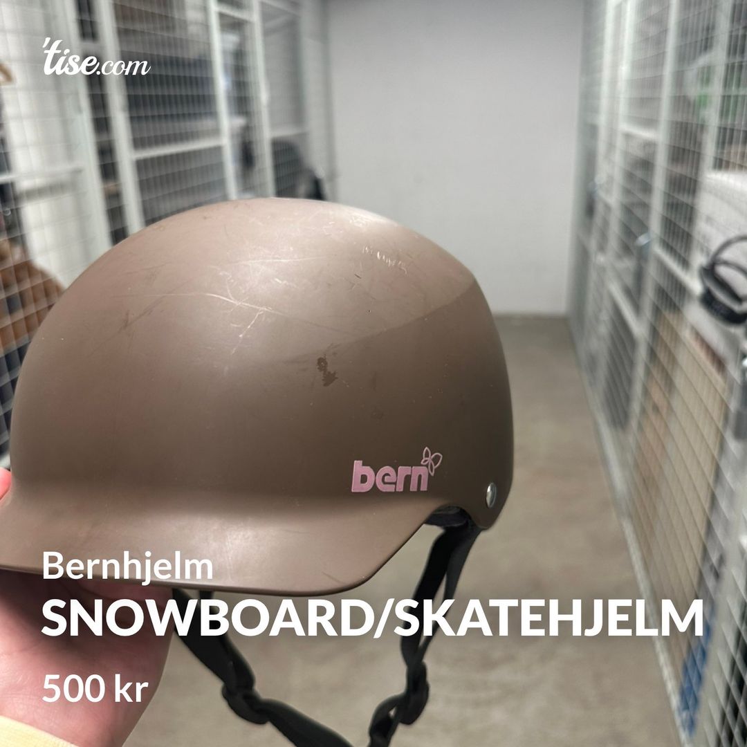 Snowboard/skatehjelm