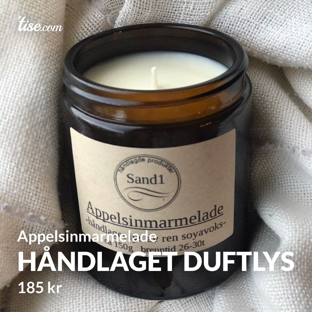 Håndlaget duftlys