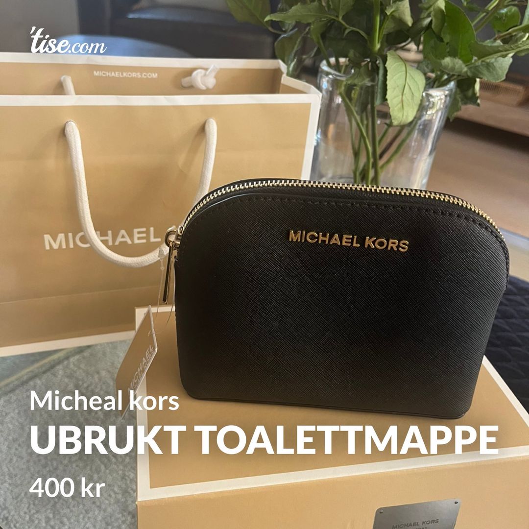 Ubrukt toalettmappe