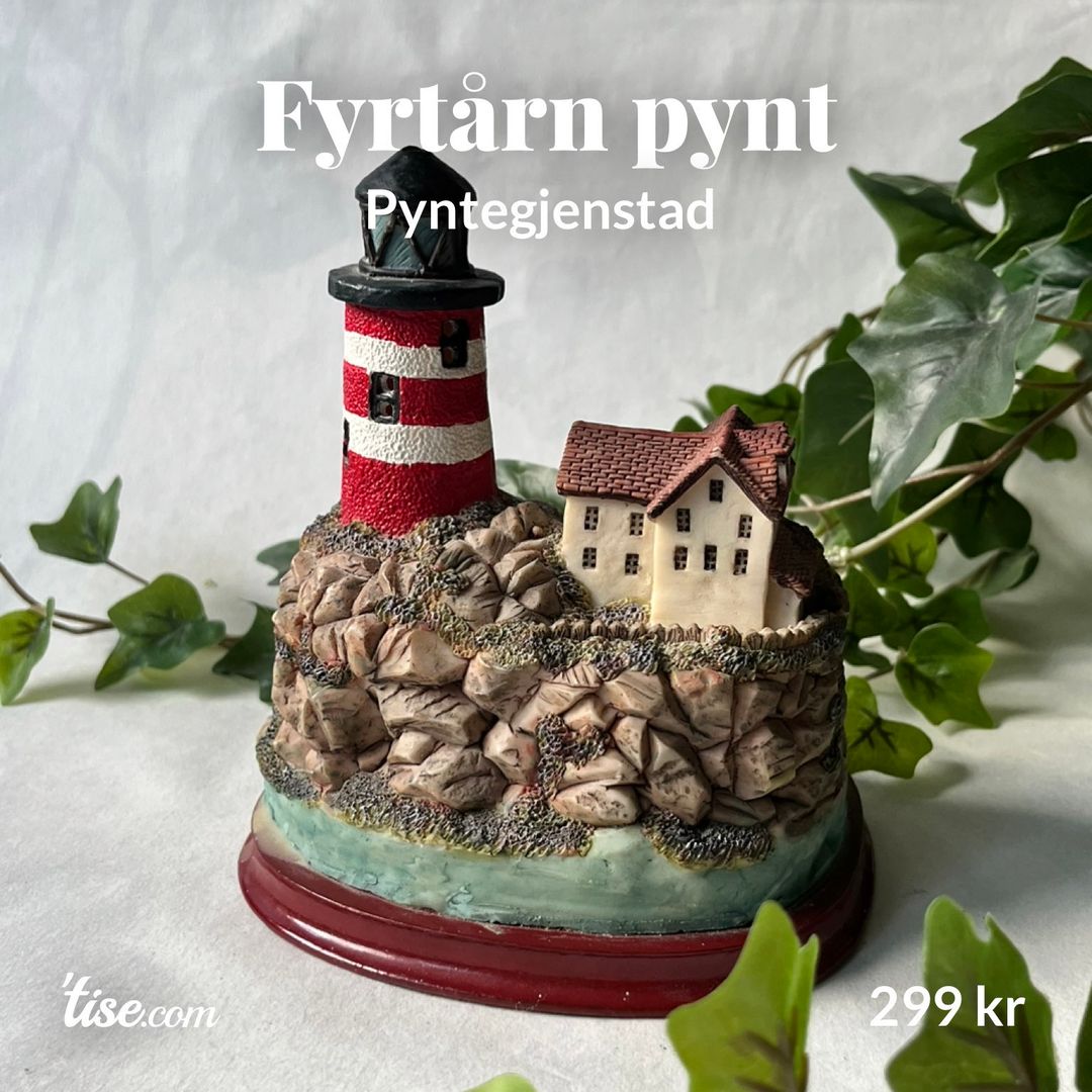 Fyrtårn pynt