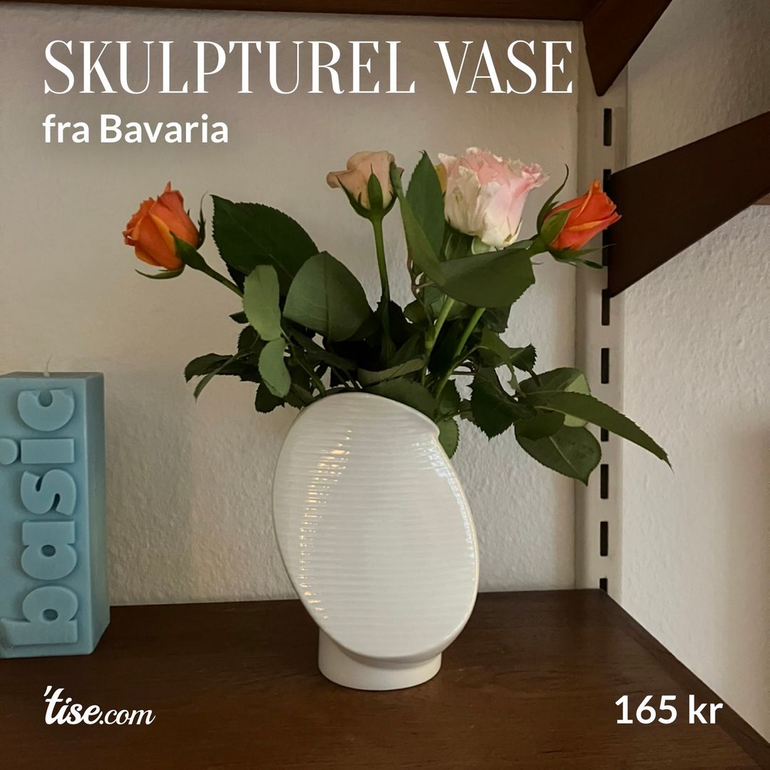 Skulpturel Vase